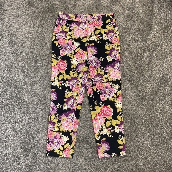 Halogen Taylor Fit floral capri - Picture 1 of 9